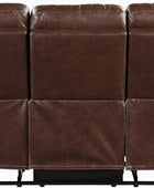 Lexicon Gallina Power - Sofá reclinable doble, color marrón