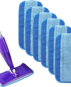 Paquete de 6 almohadillas reutilizables para mopa Swiffer WetJet, almohadillas...