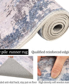 famibay Alfombra de pasillo de 2 x 6 pies con respaldo de goma, moderna...