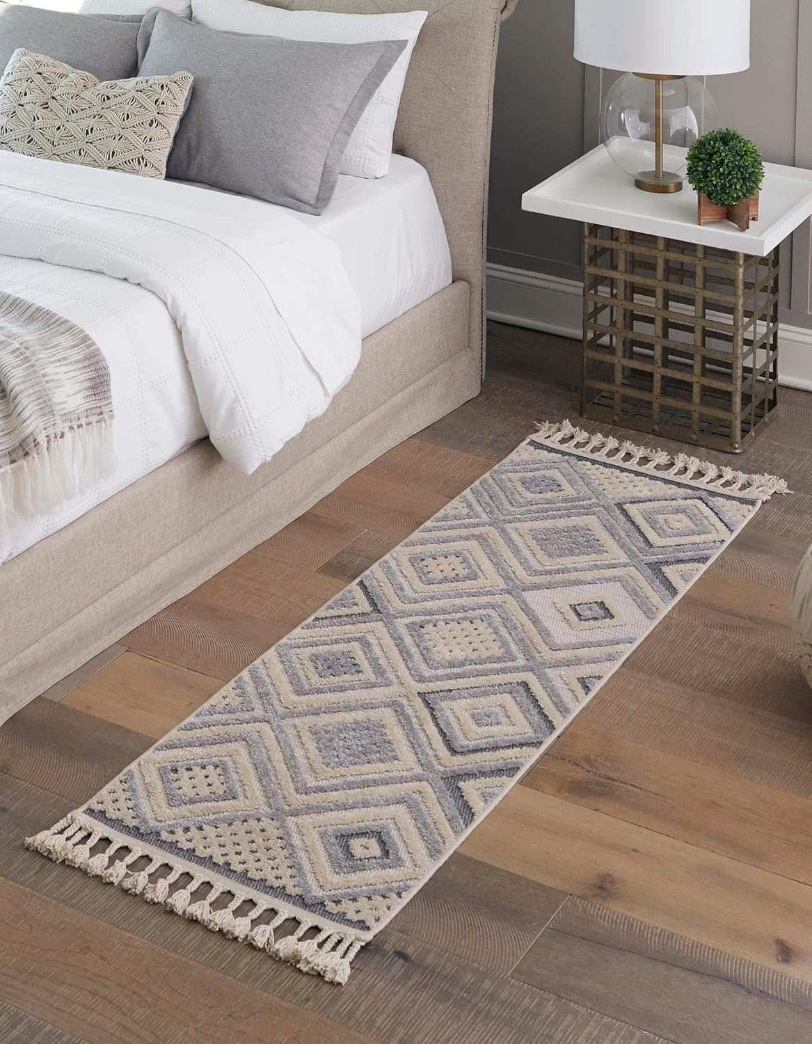 Colección Arlo Alfombra de área Hannah (Runner 2' 7" x 12' 0", beige