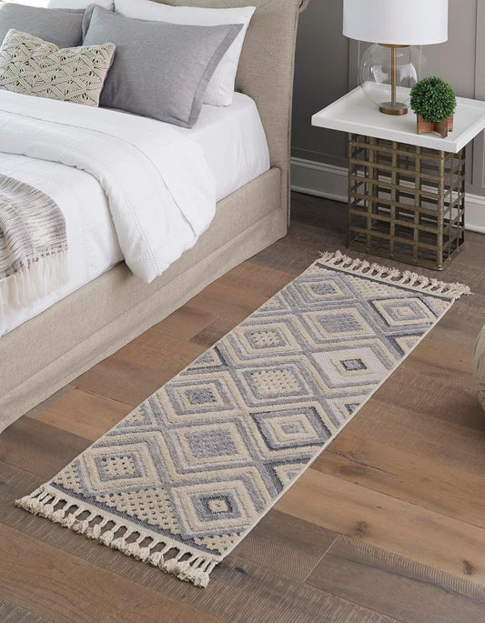 Colección Arlo Alfombra de área Hannah (Runner 2' 7" x 12' 0", beige