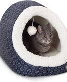 K&H Pet Products Thermo-Pet Cave - Cama para gatos con calefacción, color azul...