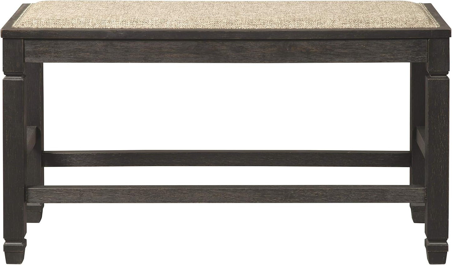 Signature Design by Tyler Creek Urban Farmhouse Banco de comedor tapizado con