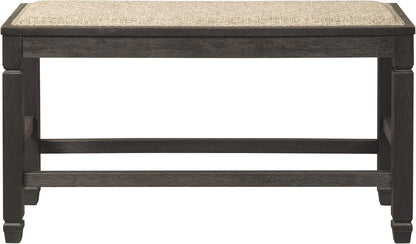 Signature Design by Tyler Creek Urban Farmhouse Banco de comedor tapizado con