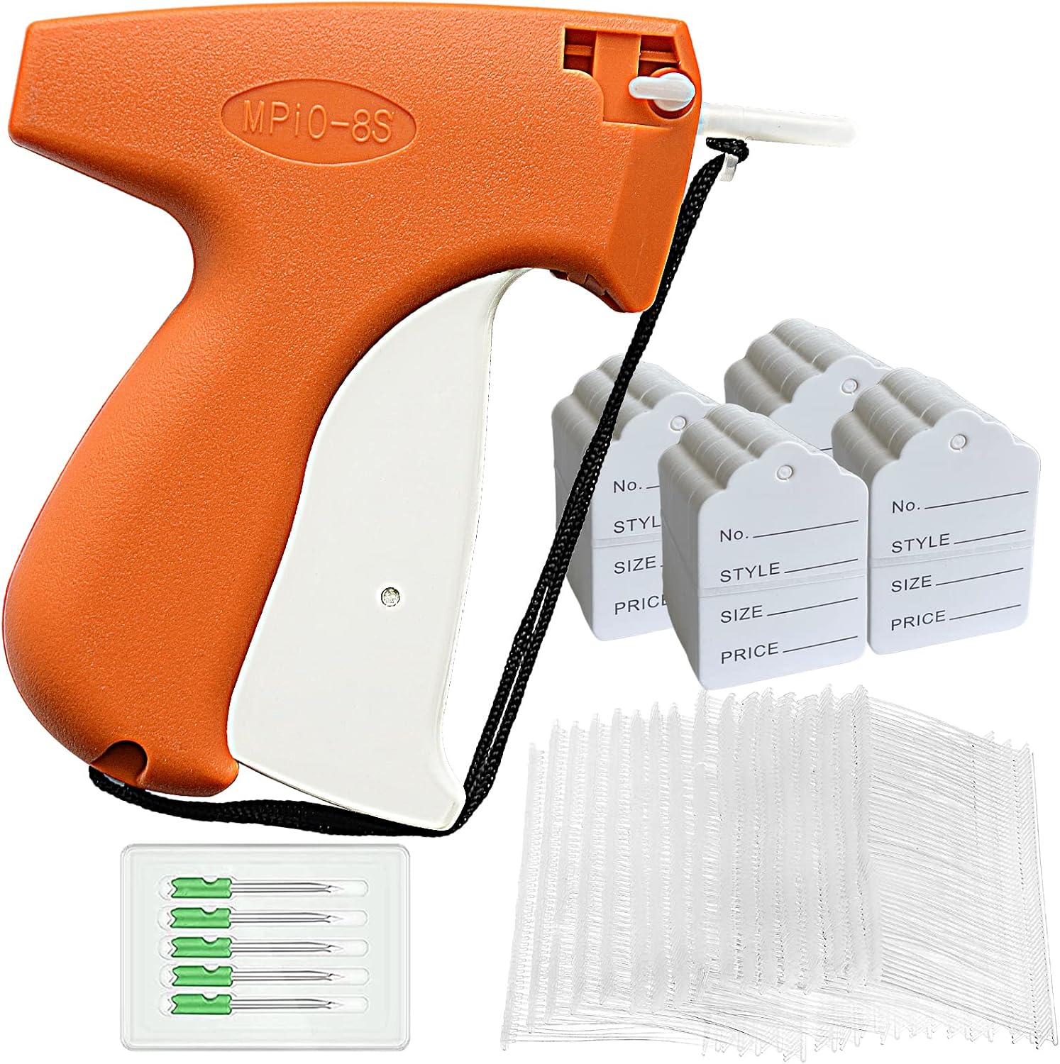 Pistola de etiquetado para ropa, kit de pistola de fijación de etiquetas de...