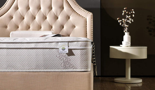 Oliver Smith Algodón orgánico 12 pulgadas Sueño de lujo Top de almohada de