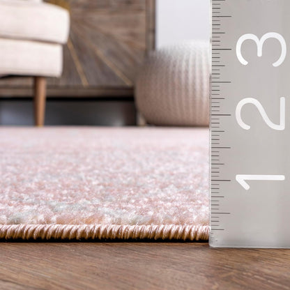 Alfombra marroquí Blythe Accent, 91 x 152, rosa