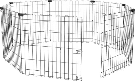 Tienda Basics Bolígrafo de metal octogonal plegable para perros, extra pequeño,...