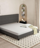 Furinno Tidur - Colchón de espuma viscoelástica de gel refrescante, 6 pulgadas,...