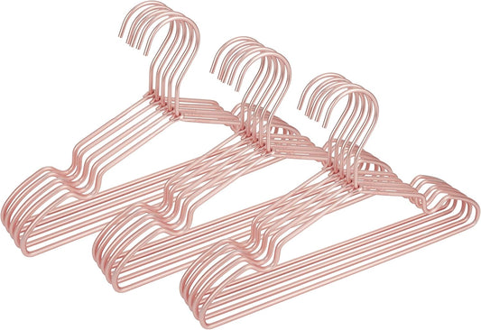 10Pack Koobay 13" Non Slip Rose Gold Wire Top Children Clothes Suit Coat Metal...