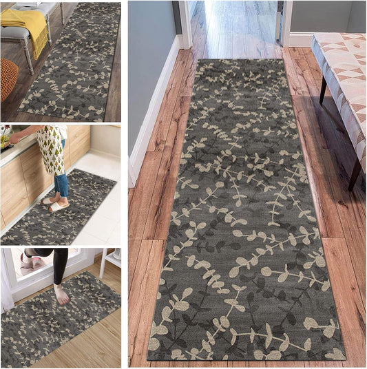 Alfombras de pasillo tradicionales para pasillo, alfombras largas con respaldo...