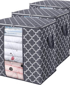 WISELIFE - Bolsas grandes de almacenamiento 3 paquetes100 litros Organizador de...