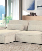 Luxe - Sofá modular de dos piezas de gran tamaño para sala de estar, sofá en...
