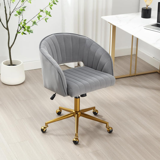 Silla de escritorio giratoria para oficina en casa, moderna silla de escritorio...
