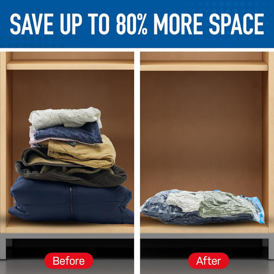 Spacesaver Premium Bolsas de almacenamiento al vacío, funciona con cualquier