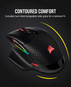 Corsair Dark Core RGB Pro, ratón óptico inalámbrico FPSMOBA para juegos con...