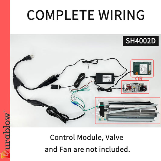 Durablow SH4002D - Termostato inteligente para el hogar, WiFi dual (2.4G+5G),...