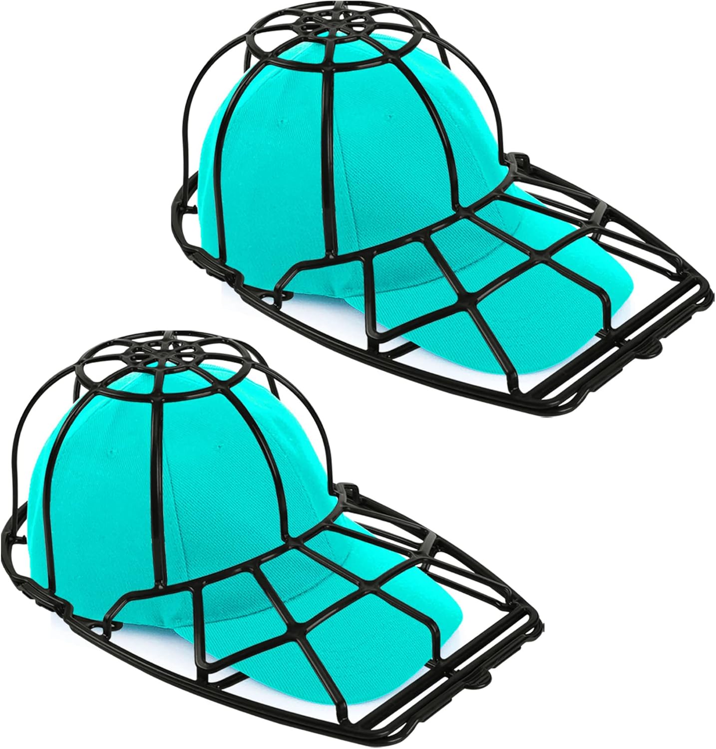 Der Paquete de 2 arandelas de sombreros para lavadora, gorras de béisbol, marco