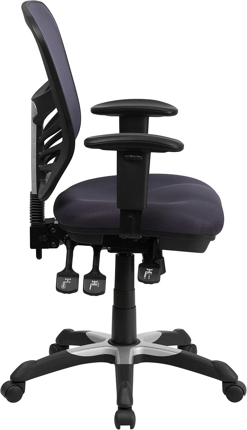 Flash Furniture Nicholas - Silla de oficina ejecutiva, ergonómica y giratoria,...