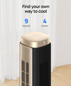 Dreo Ventilador de torre para dormitorio, ventilador inteligente sin aspas de...