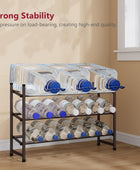 Tajsoon 3 Tier Expandable Shoe Rack for Closet, 28-41Adjustable & Stackable...