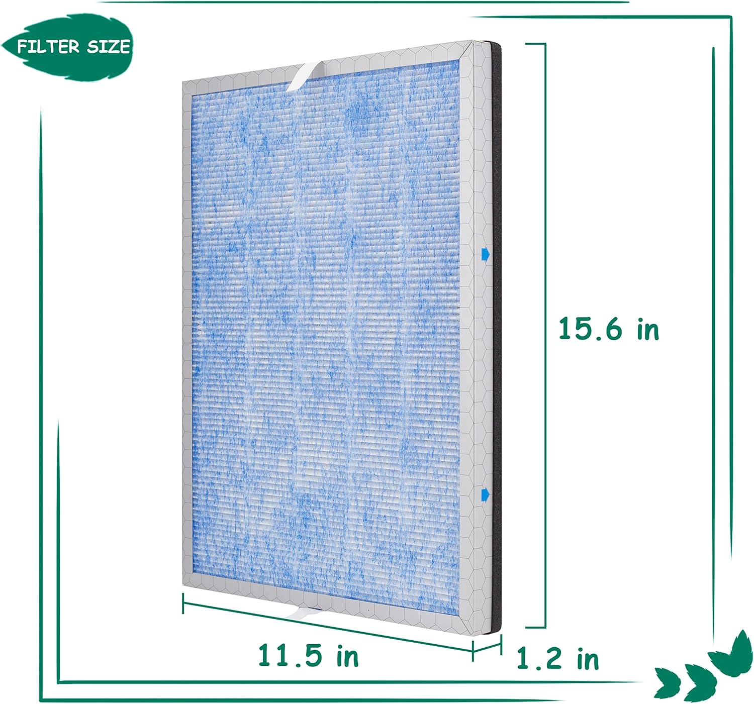 Filtro de repuesto MSA3MSA3S, compatible con Membrane Solutions MSA3 y MSA3S...