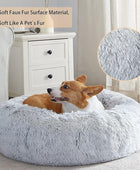 WNPETHOME - Cama calmante para perros y gatos, anti-ansiedad, de piel...