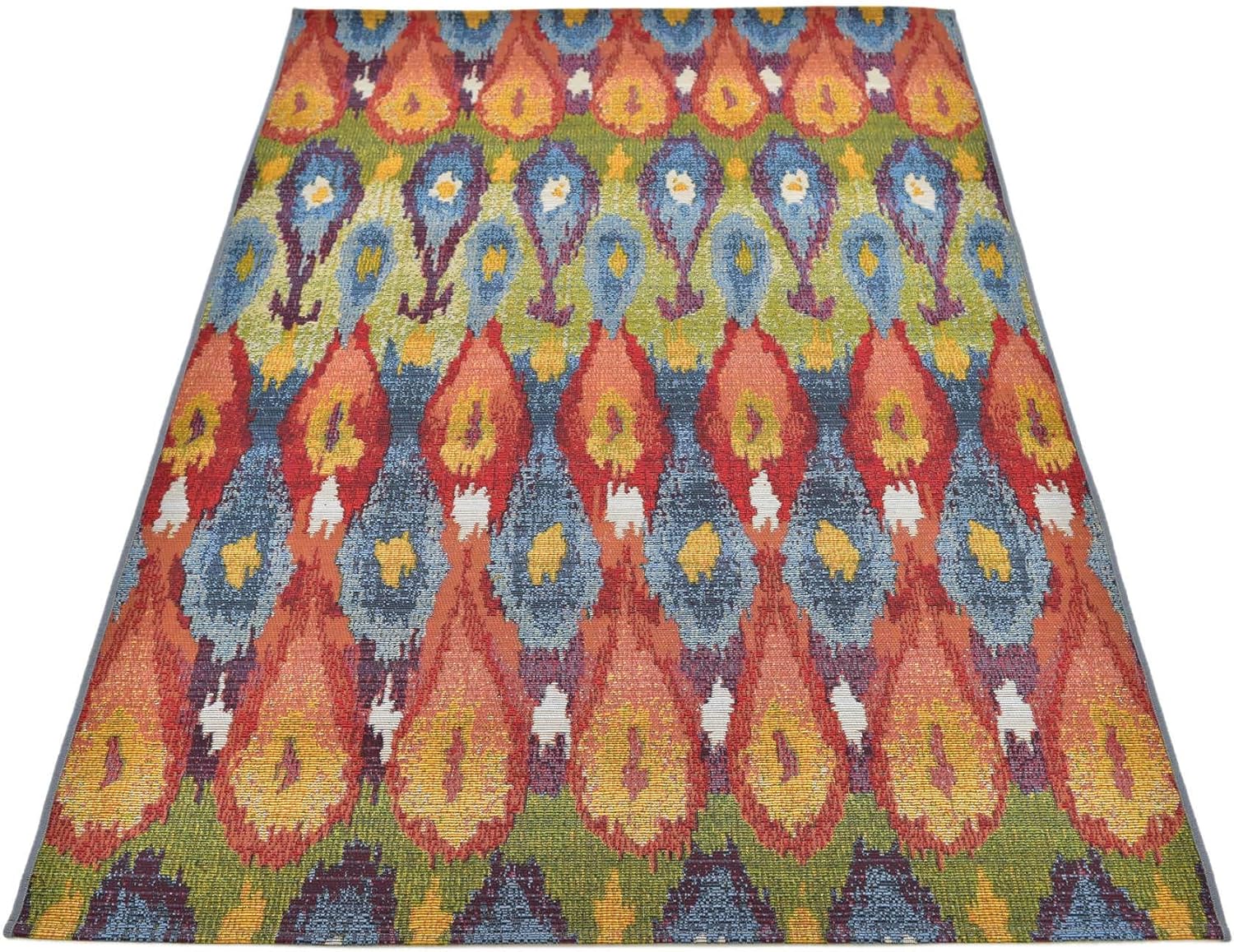 Unique Loom - Alfombra colección de círculos abstractos, de transición para...