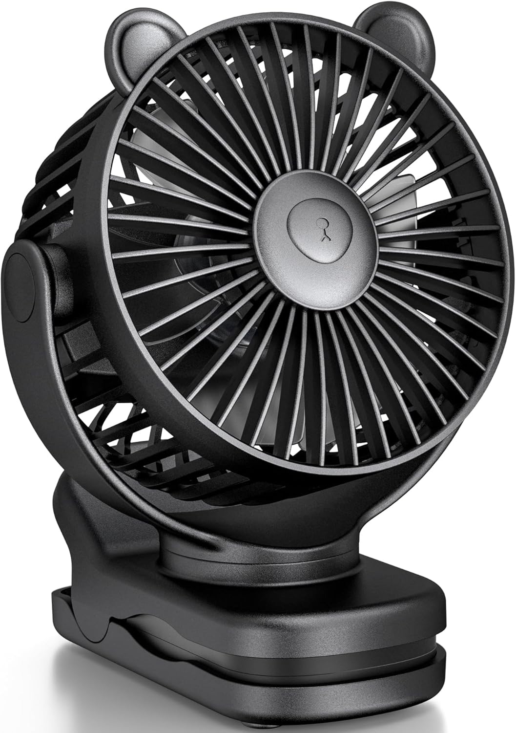 KIDEE Ventilador portátil con clip, pequeño ventilador de escritorio que...