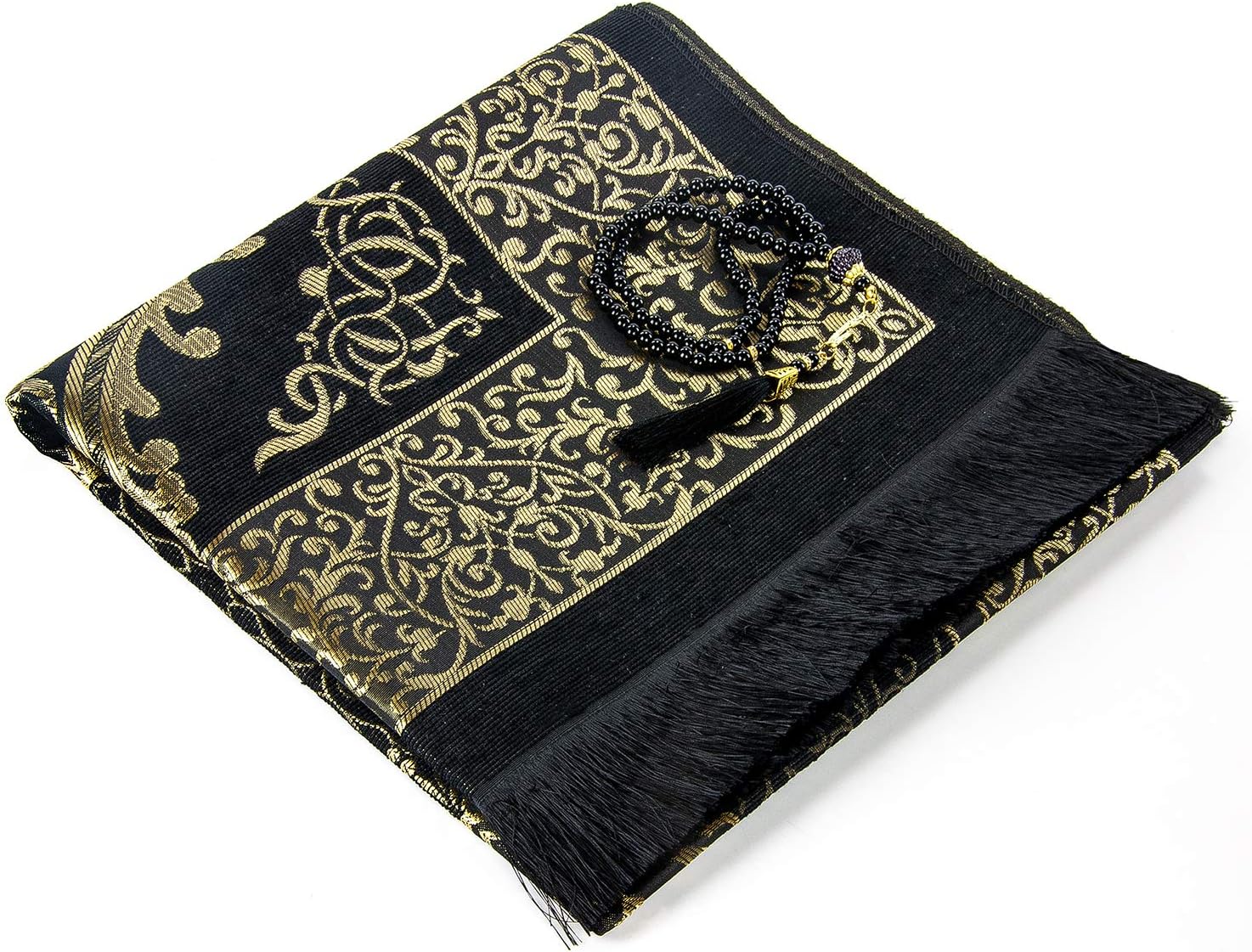 ihvan online Alfombra de oración musulmana y cuentas de oración con caja de...