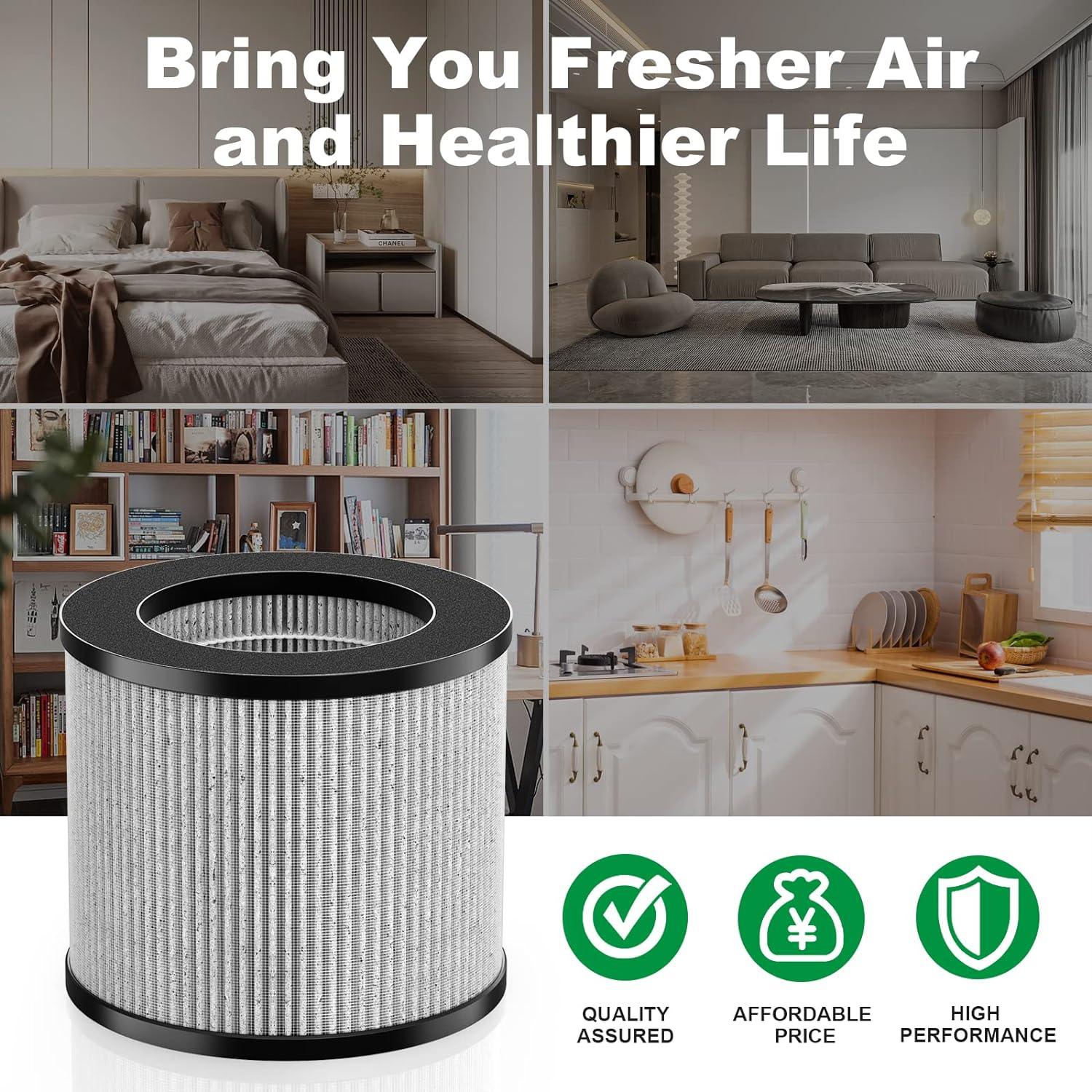 Paquete de repuesto de filtro de aire 2801 compatible con los modelos de