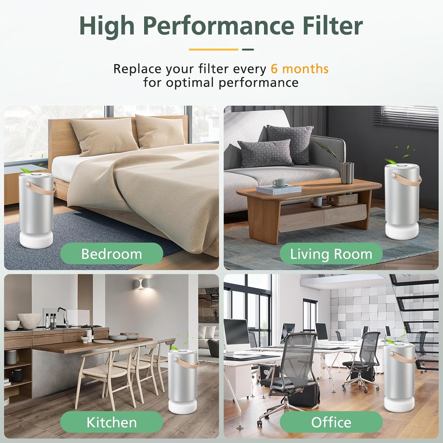 Air Pro - Filtros PECO-HEPA de repuesto compatibles con Moleku-le Tri-Power Air...