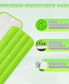 Paquete de 6 almohadillas reutilizables para trapeador Swiffer PowerMop,...