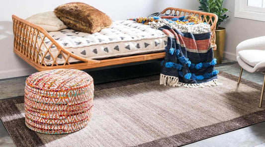 Unique Loom Del Mar Collection - Alfombra de transición contemporánea,...