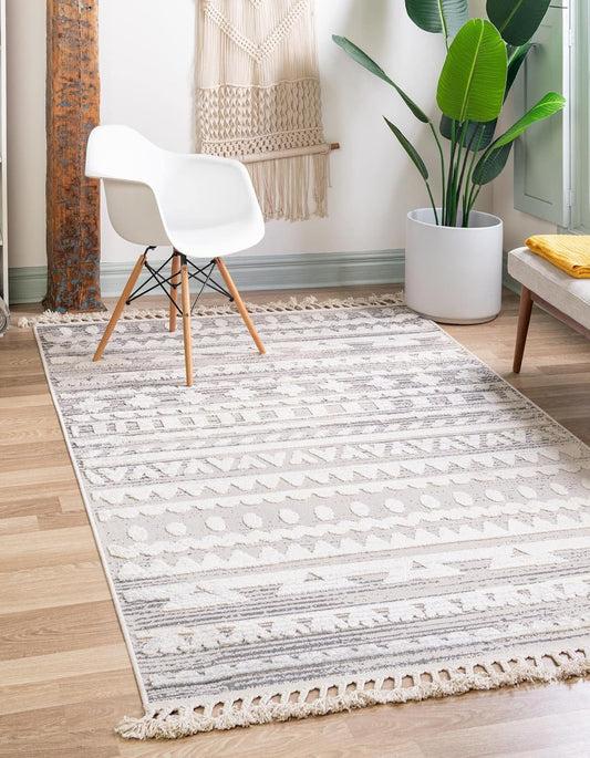 Arlo Collection Alfombra de área Avery (rectangular 6' 0" x 9' 0", beige
