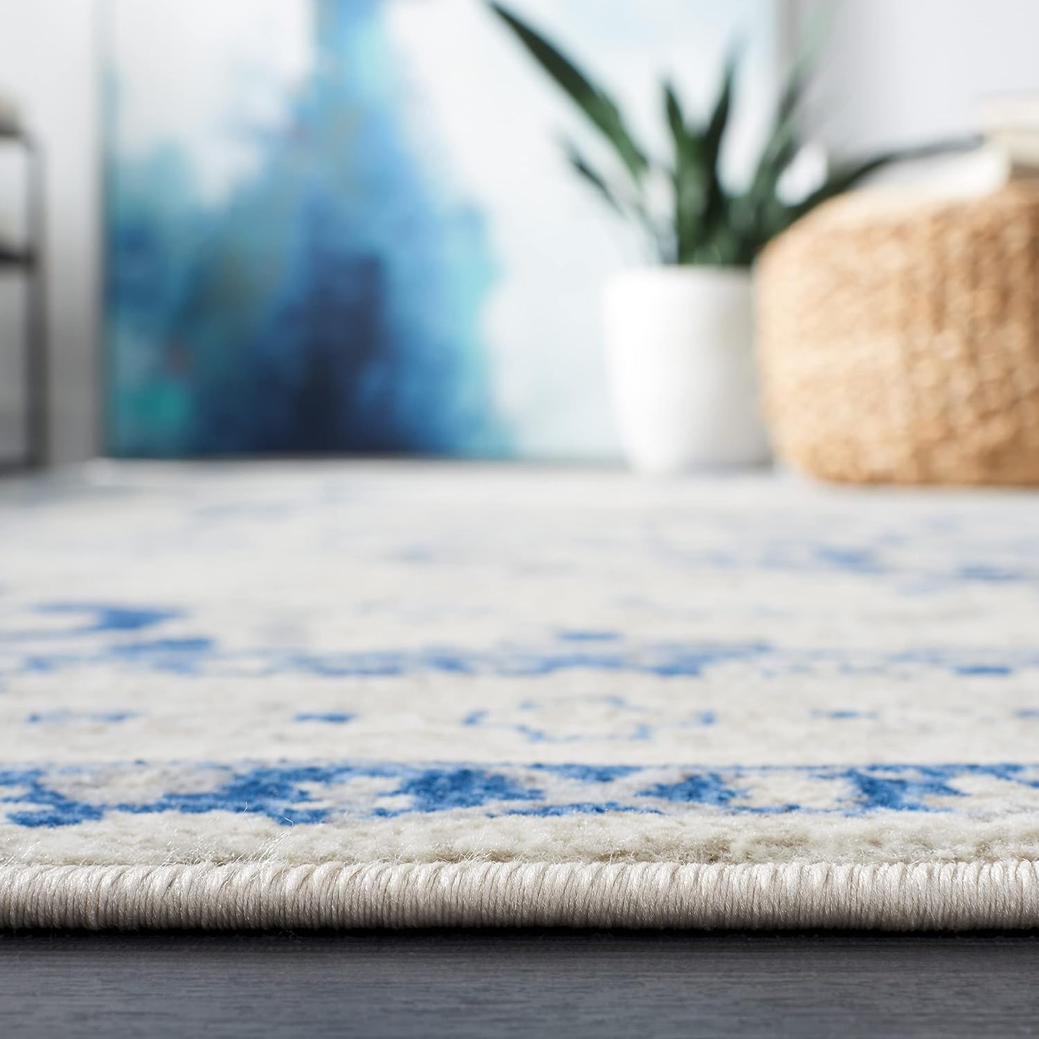 SAFAVIEH Brentwood Collection - Alfombra decorativa de 3 x 5 pies, diseño...
