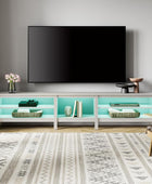 WAMPAT Soporte de TV LED para televisores de hasta 85 pulgadas, 16 centros de...