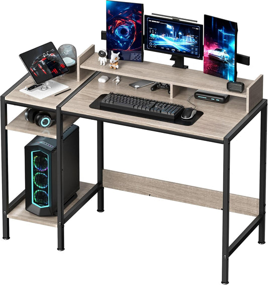Escritorio para computadora  Escritorio para juegos de 47 pulgadas, escritorio...