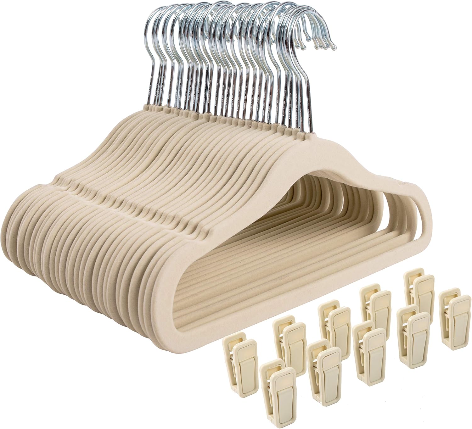 Finnhomy ropa gancho de ropa para bebé y Kids 30-Pack de terciopelo...