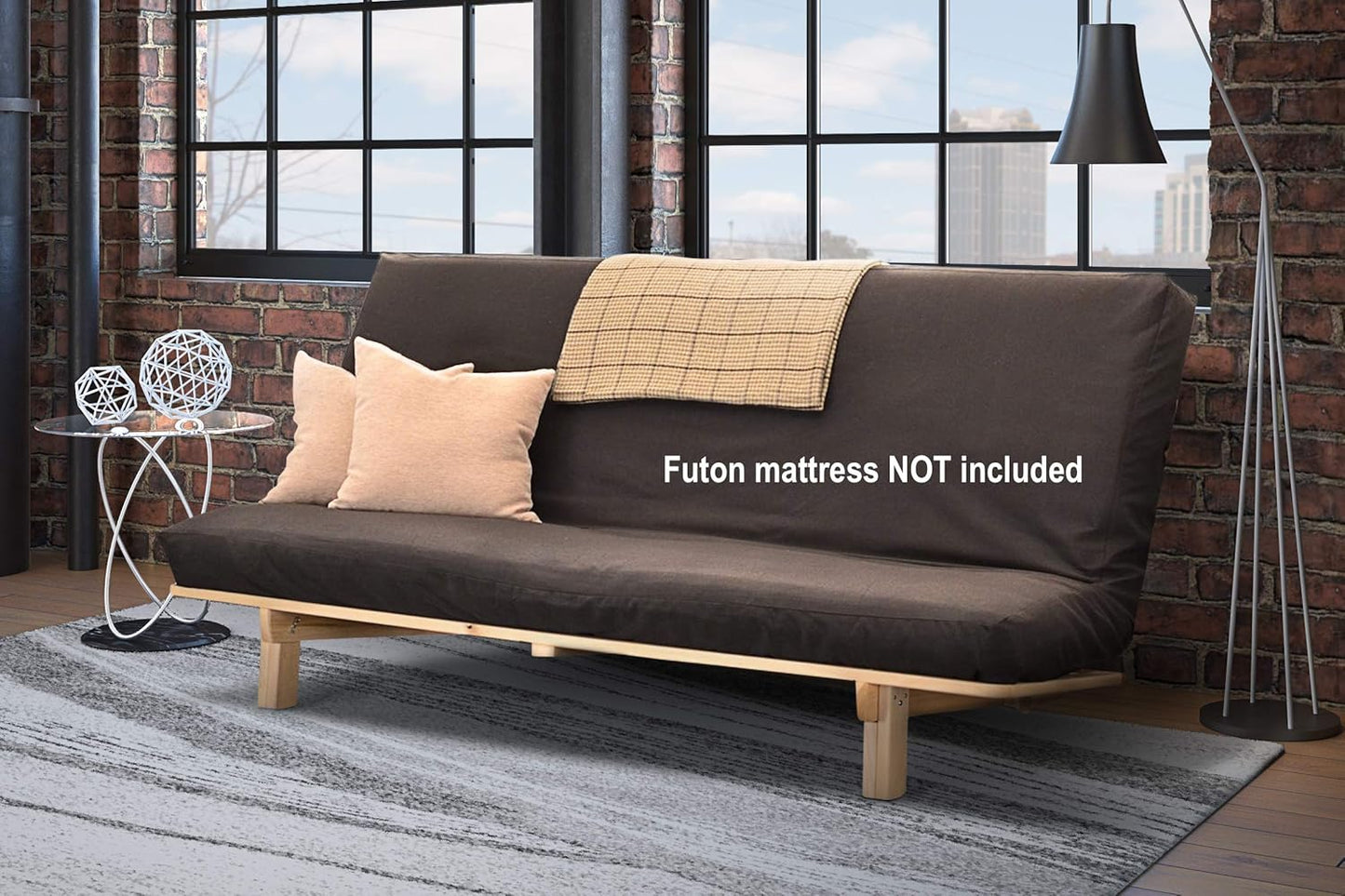 Sofá cama - marco únicamente, Madera, Madera clara