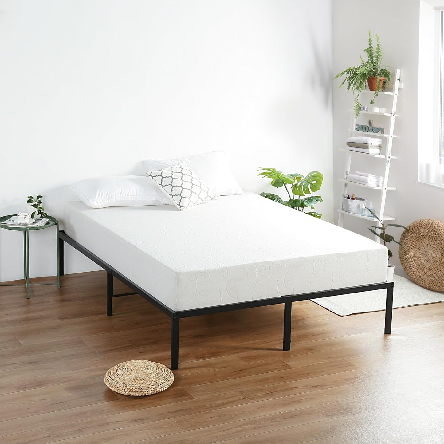 Olee Sleep Colchón Queen de espuma viscoelástica de gel de lujo de 7 pulgadas,