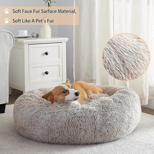 WNPETHOME - Cama calmante para perros y gatos, anti-ansiedad, de piel...