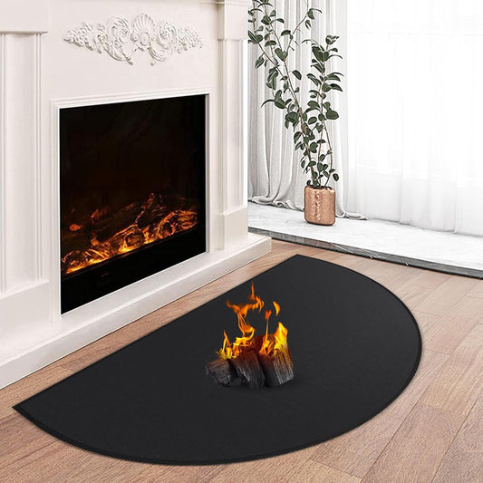 Hearth - Alfombras resistentes al fuego, 48 x 28 pulgadas, tapete ignífugo para...