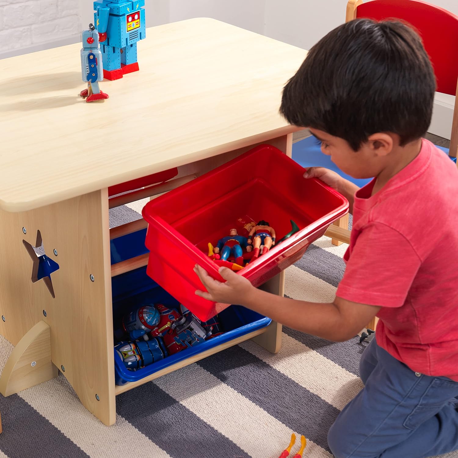 Juego de mesa y silla primario Kidkraft Star