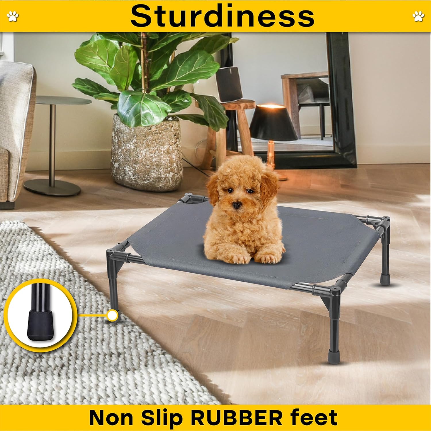 Cama elevada para perros, cama elevada para perros, cama para perros pequeños,...