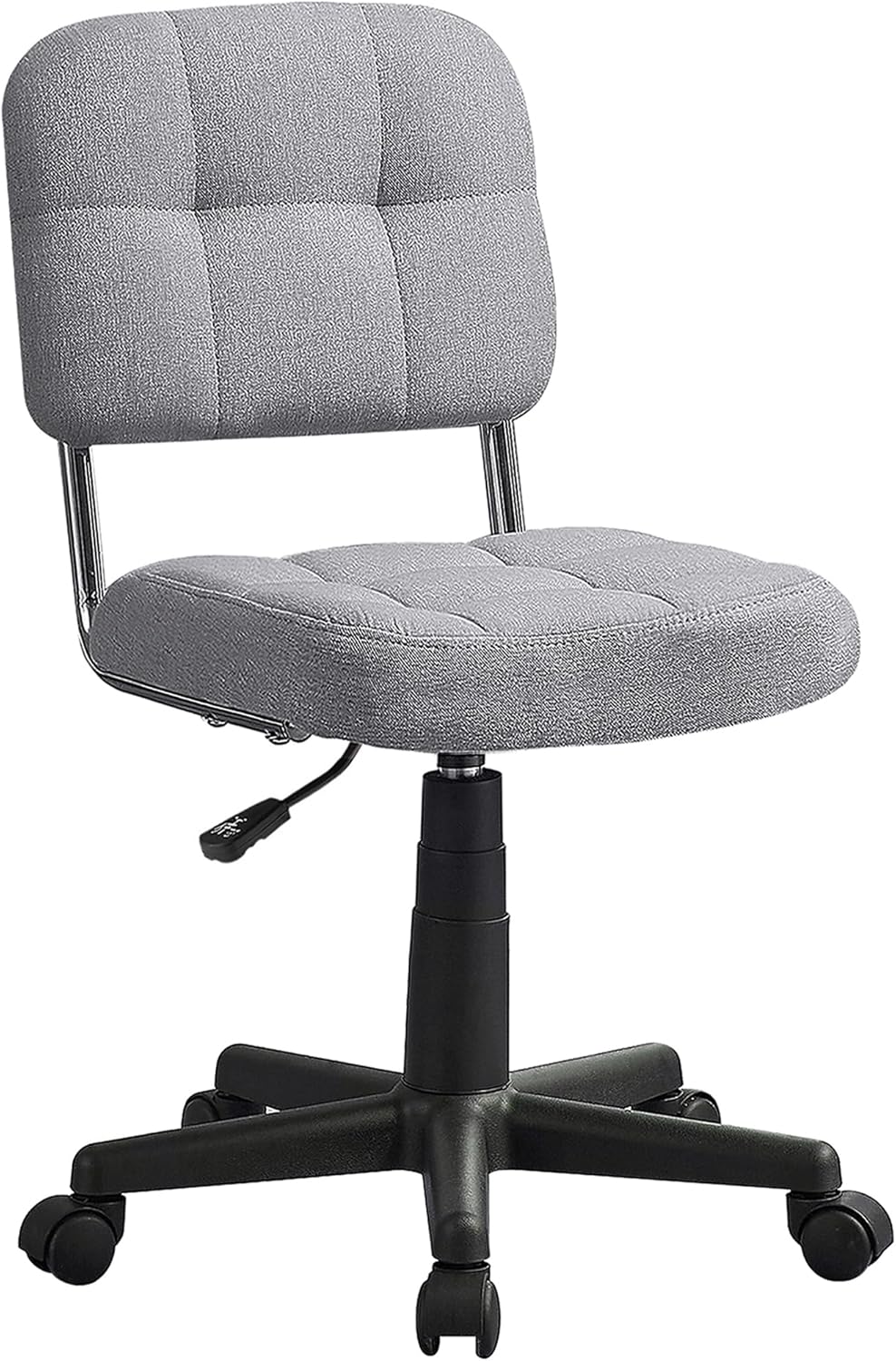 VECELO Silla de escritorio moderna sin brazos, giratoria de 360, altura...