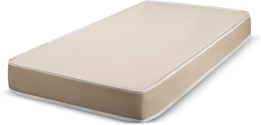 Colchón de tela con espuma de 3 pulgadas para caravana, cuna, plegable, cama de