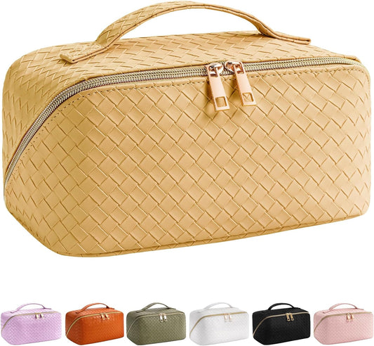 Bolsa de maquillaje Bolsa de cosméticos de viaje de gran capacidad, portátil de