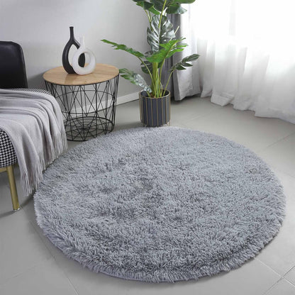 Alfombra mullida para dormitorio, 4 x 4 pies, alfombra suave para habitación de