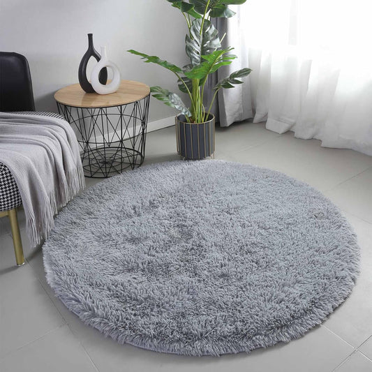 Alfombra mullida para dormitorio, 4 x 4 pies, alfombra suave para habitación de